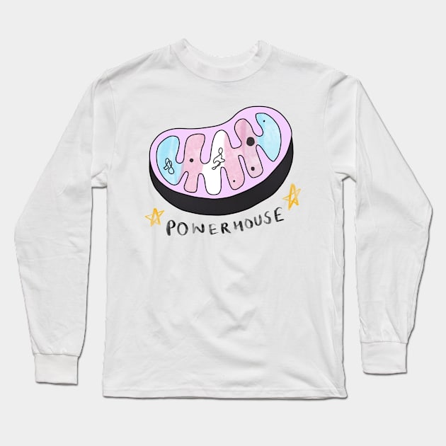 LGBTQ Mitochondria Powerhouse Long Sleeve T-Shirt by labstud